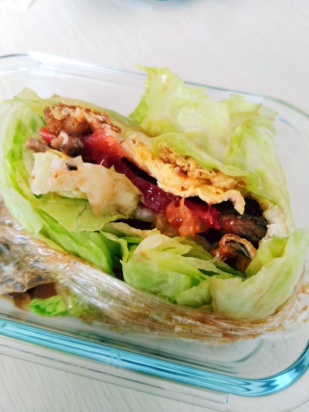 关晓彤同款蔬菜三明治教程