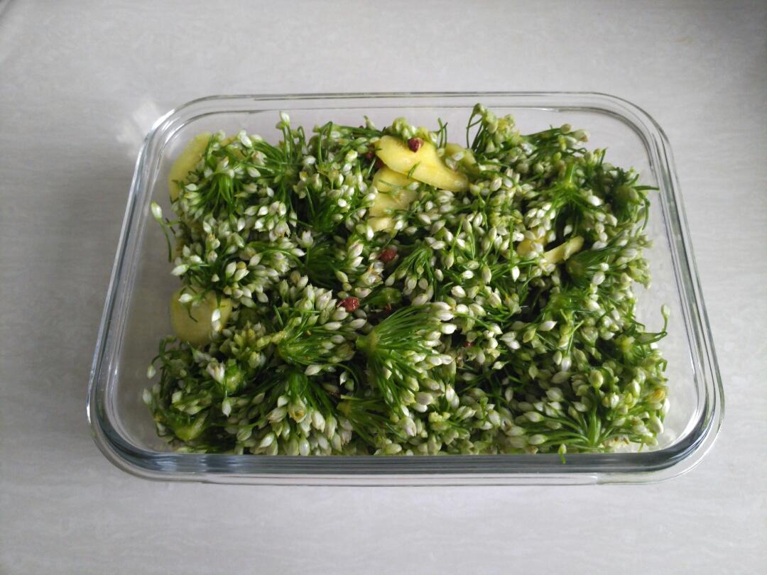 箐里扬筝做的腌韭菜花