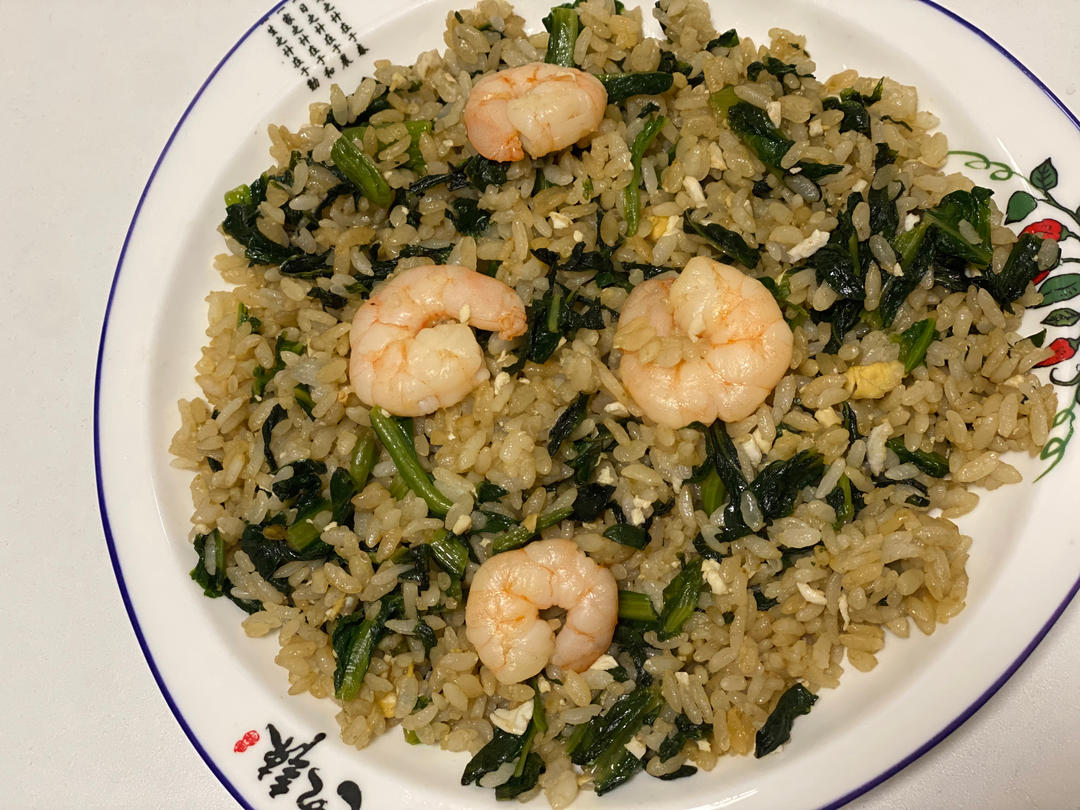 莴笋叶炒饭——小时候的味道