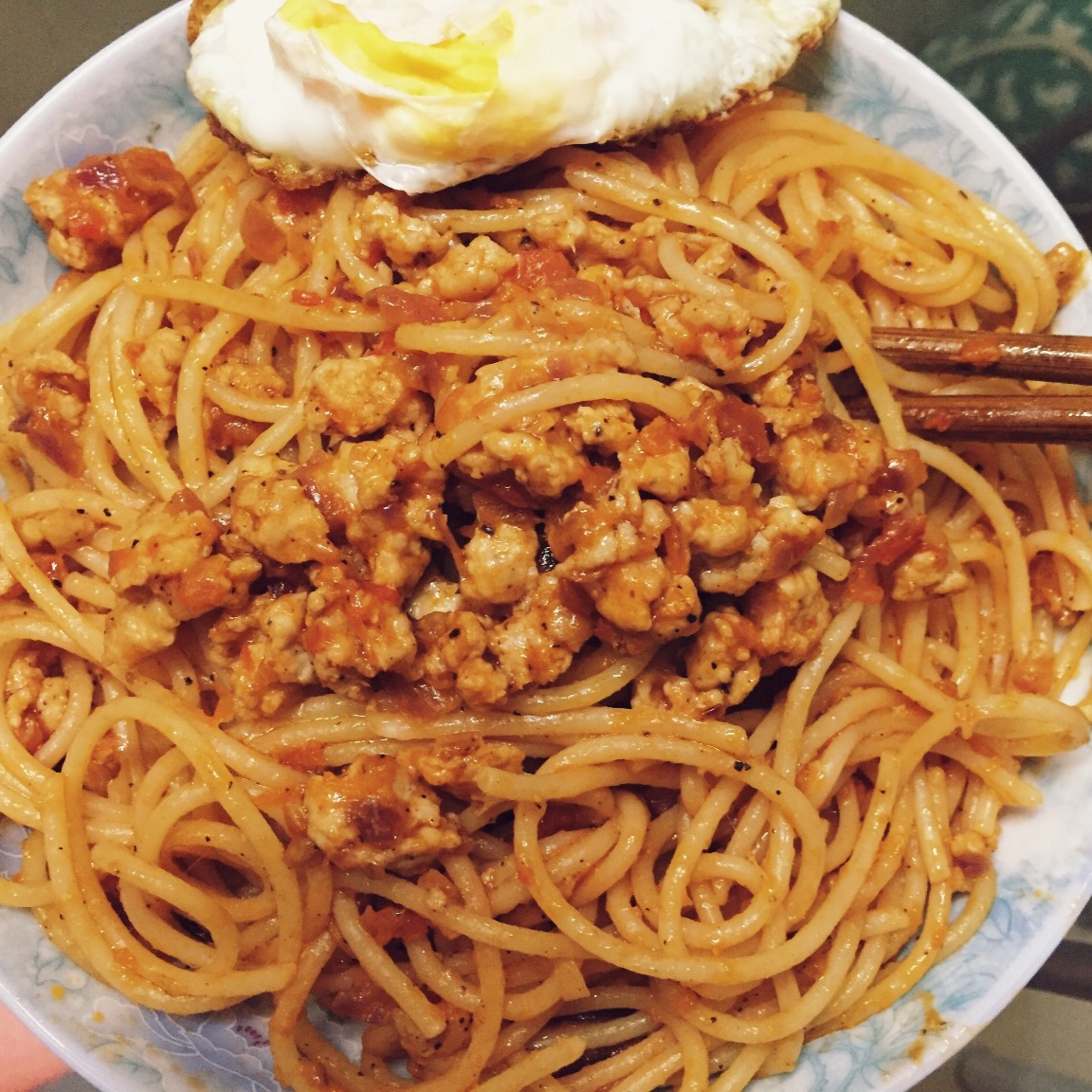 番茄肉酱意大利面