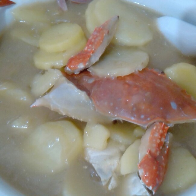 梭子蟹土豆羹