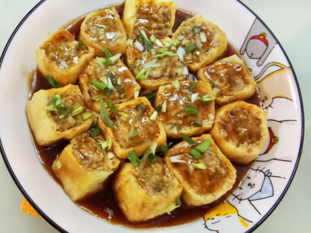油豆泡塞肉