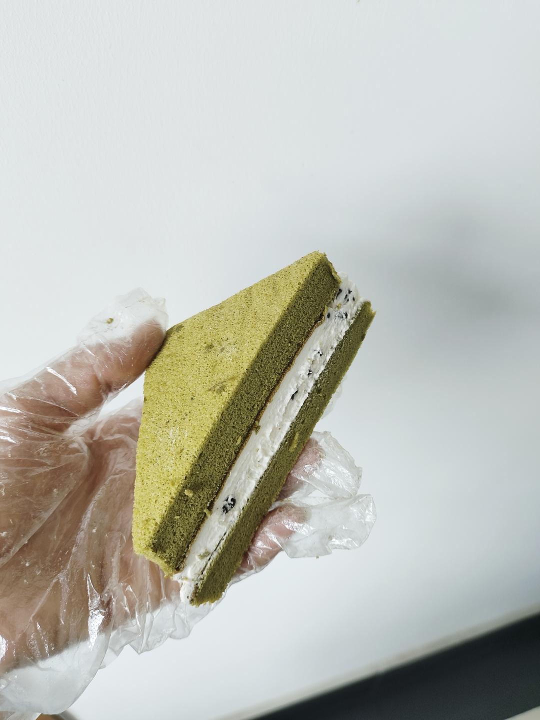 🌱春游野餐小点心｜🍵抹茶红豆三明治蛋糕🍰
