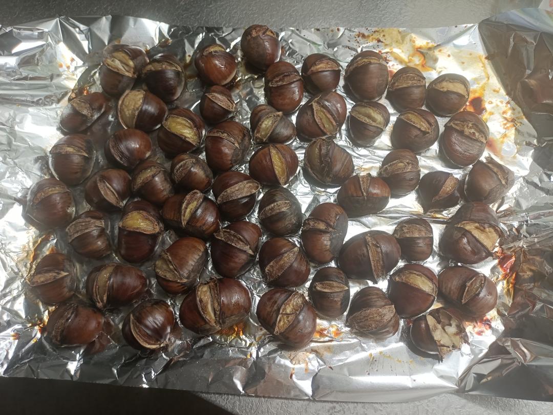 ‼️香甜软糯‼️轻松好剥㊙️烤箱版糖炒栗子