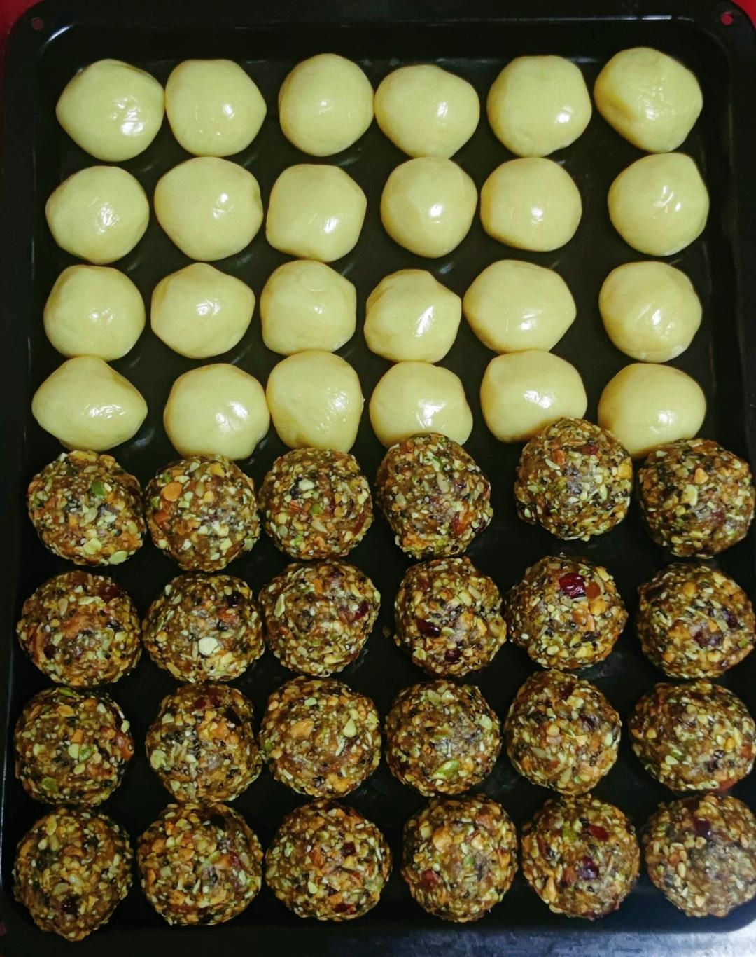 豪华五仁月饼馅做法，真材实料，超好吃✅