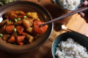 电饭锅炖南瓜🎃土豆🥔胡萝卜🥕（懒人炖）的做法 步骤5