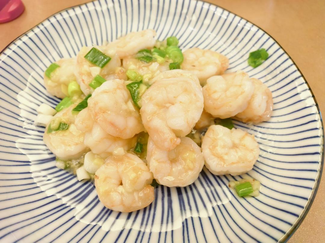 葱爆虾仁