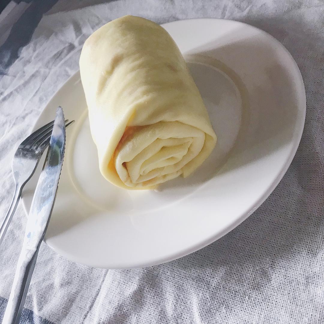 千层毛巾卷，原味、抹茶、巧克力三种口味