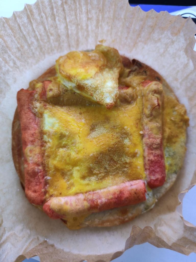 空气炸锅手抓饼香肠鸡蛋