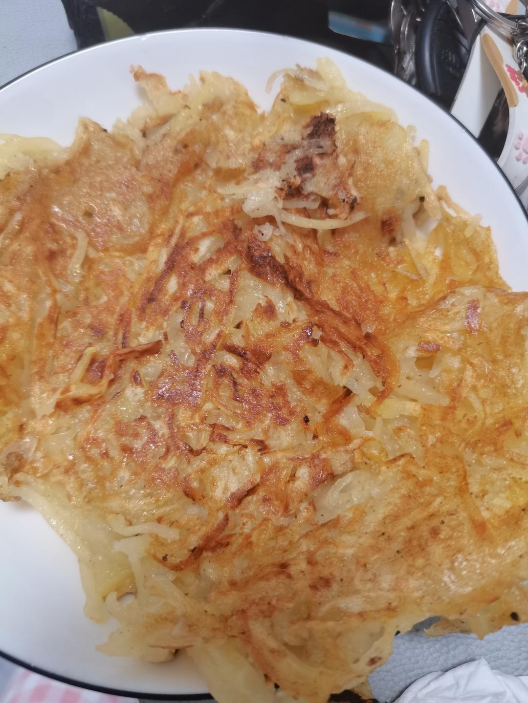 减脂一定要吃的土豆丝饼🥔外脆里软快手早餐