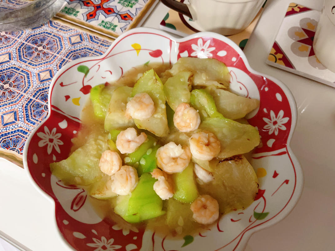 【丝瓜虾仁】鲜