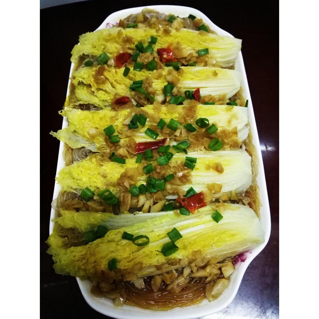 蒜蓉粉丝蒸娃娃菜