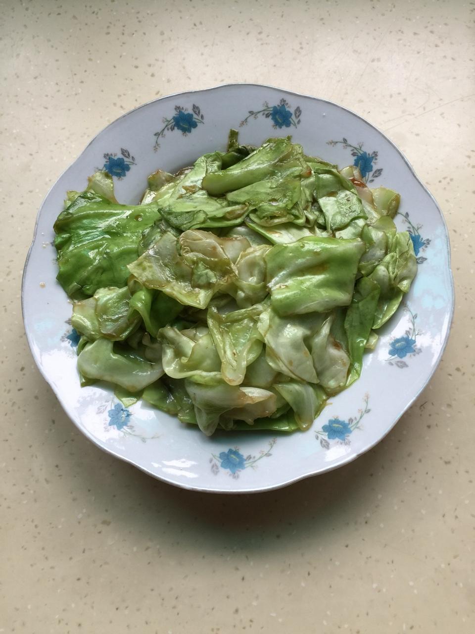 蚝油卷心菜