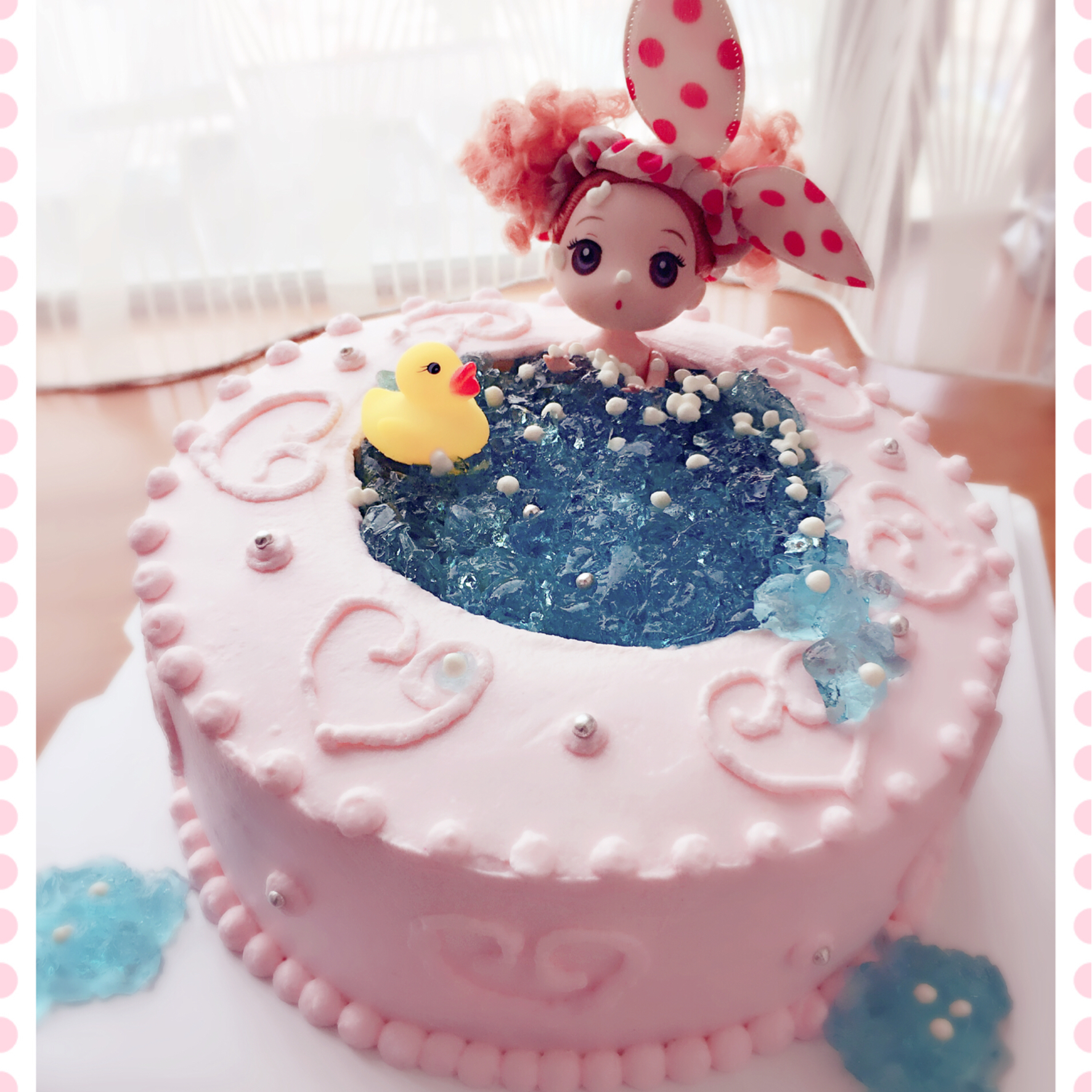 泡泡浴娃娃蛋糕