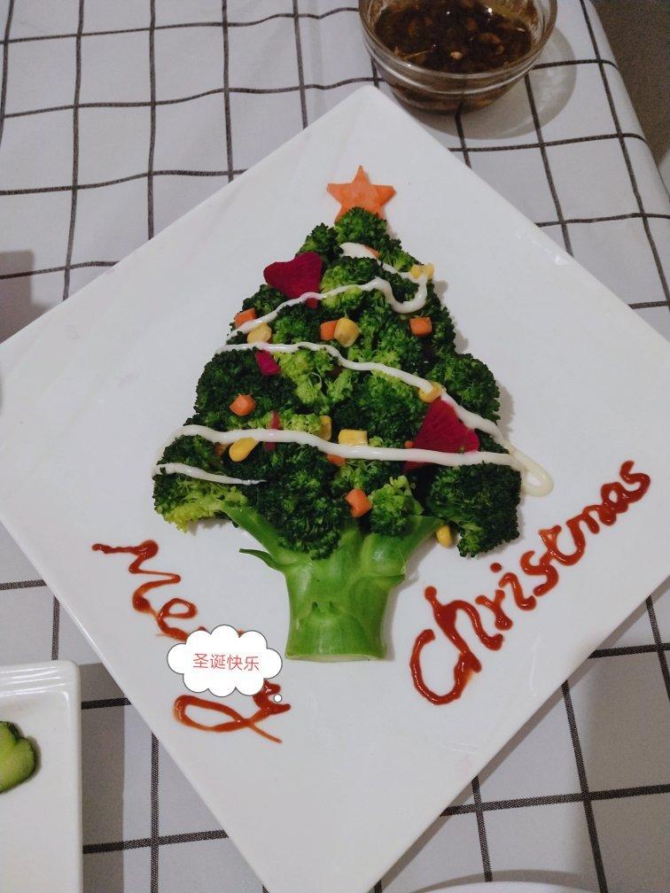西兰花圣诞树