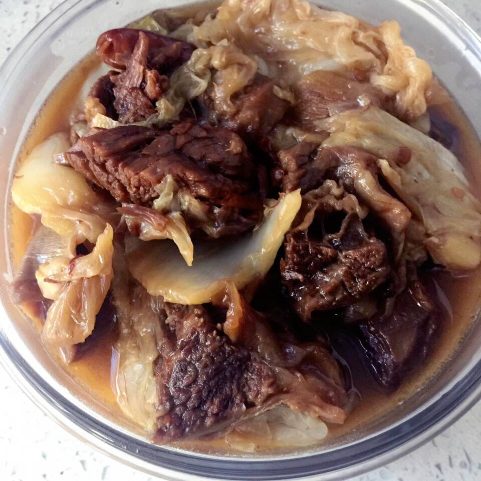 大白菜烧牛肉