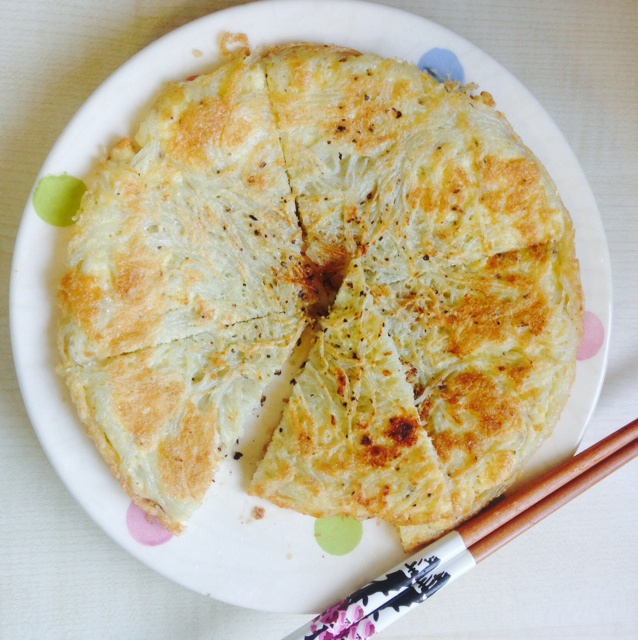 鸡蛋粉丝煎