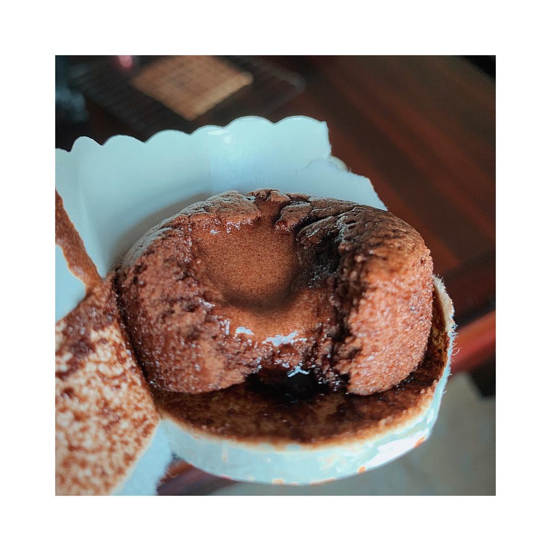 好吃到爆～爆浆巧克力熔岩蛋糕