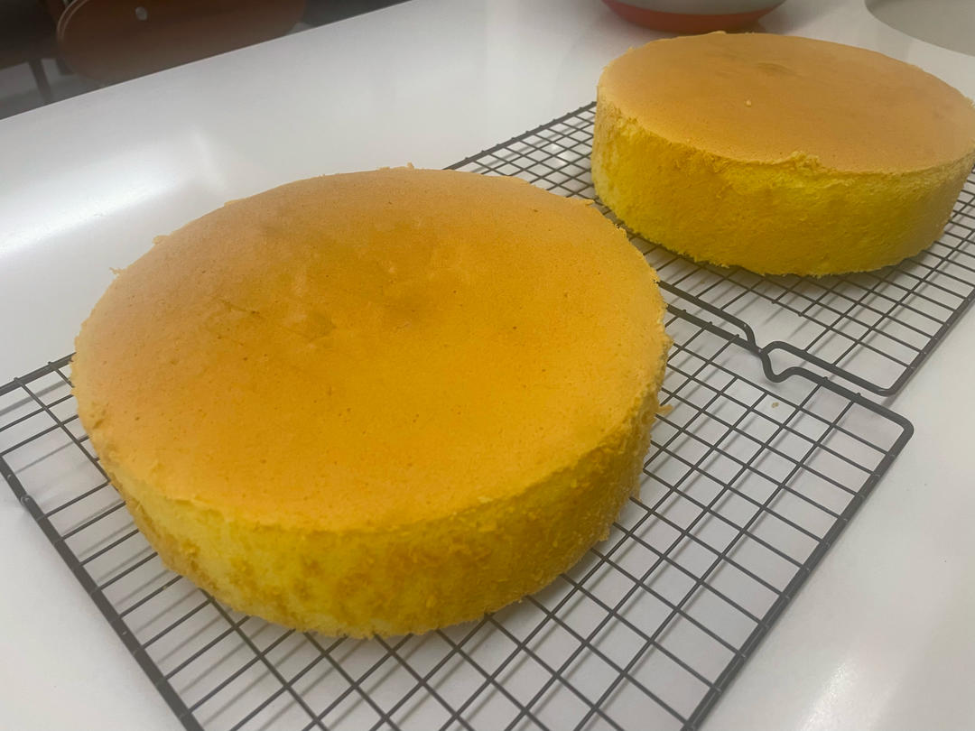 八寸，六寸戚风蛋糕【适合做生日蛋糕的蛋糕胚】