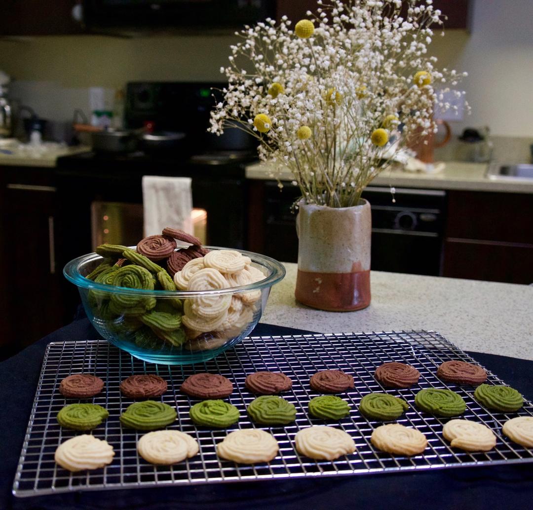 零失败花纹超级立体的黄油曲奇