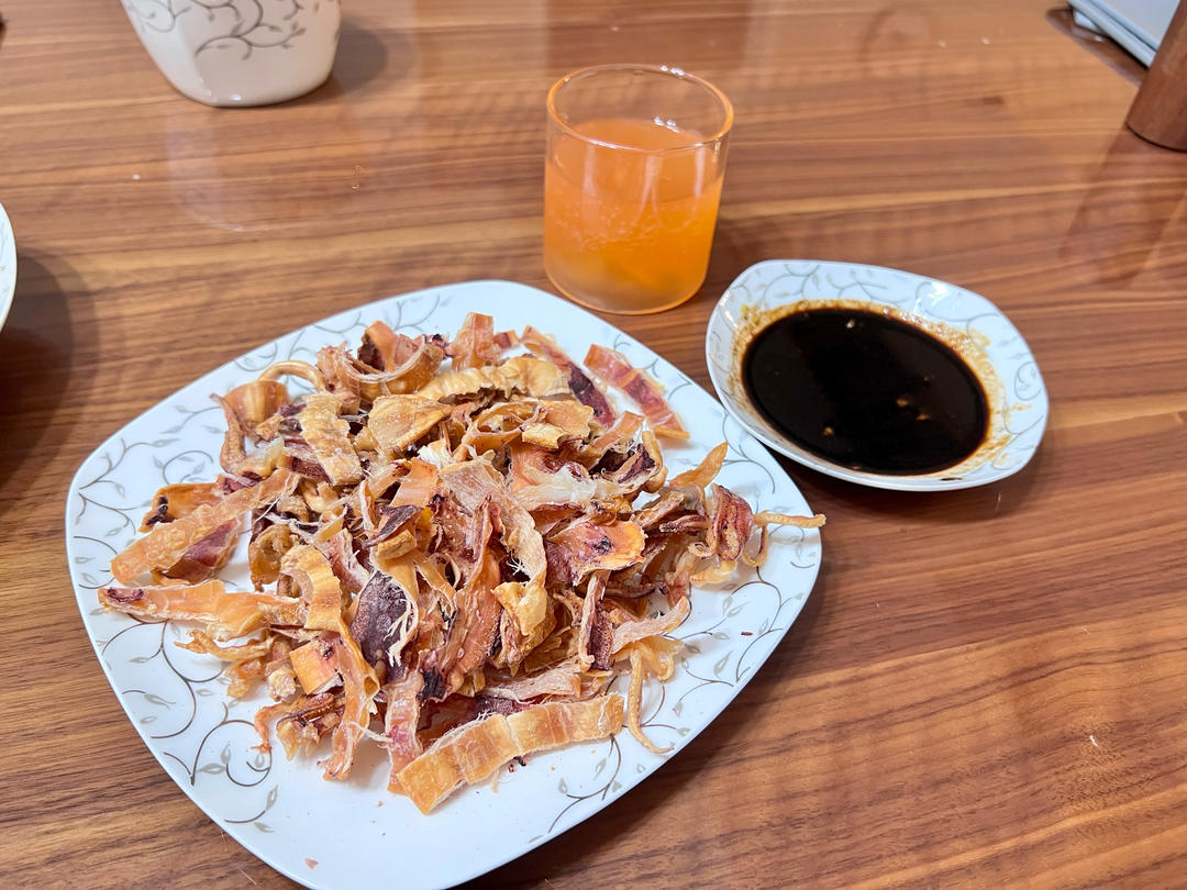 空气炸锅烤鱿鱼干