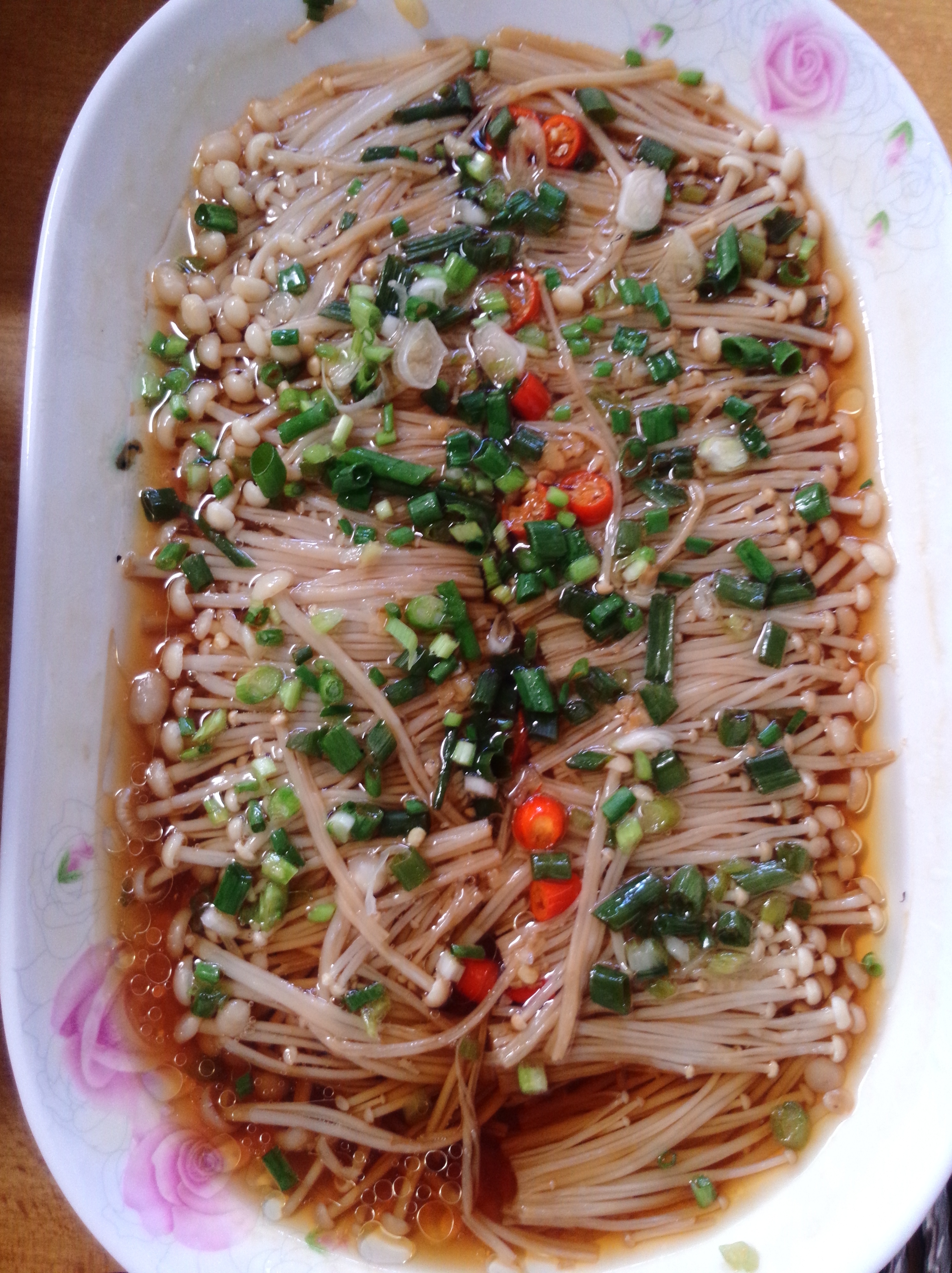 油泼金针菇