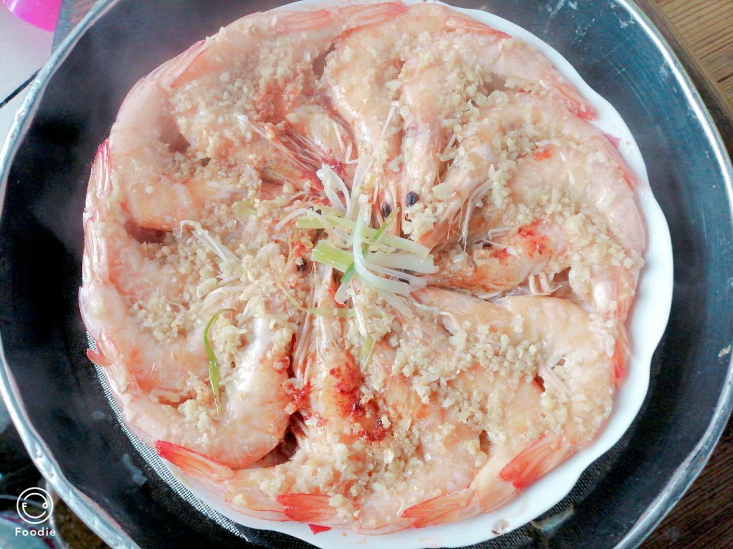 超级简单的蒜蓉粉丝虾的做法