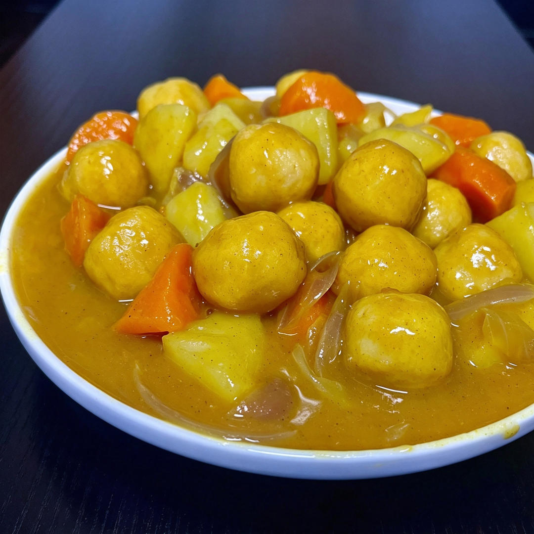 咖喱土豆鱼蛋