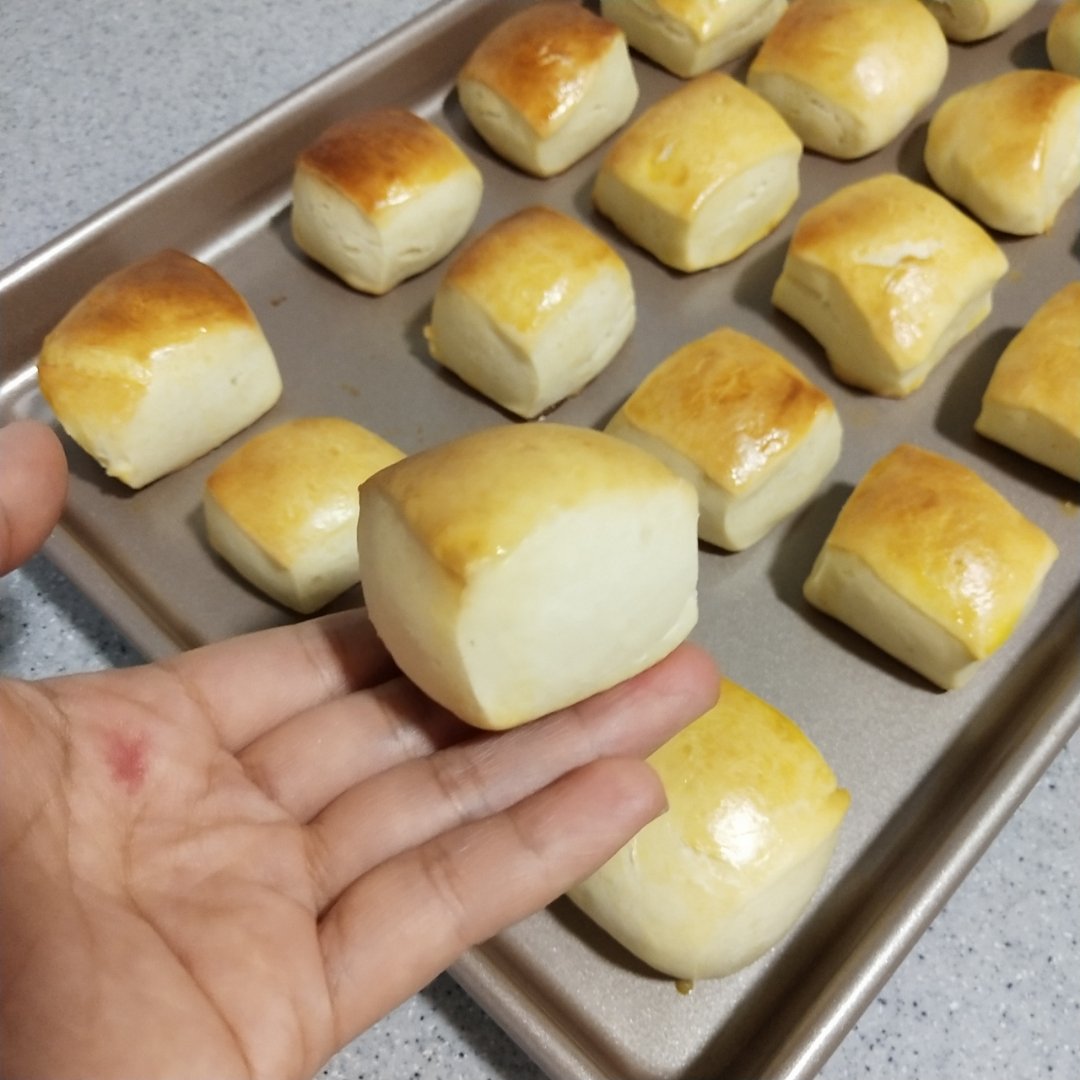 牛奶方块小面包（省时简易法）