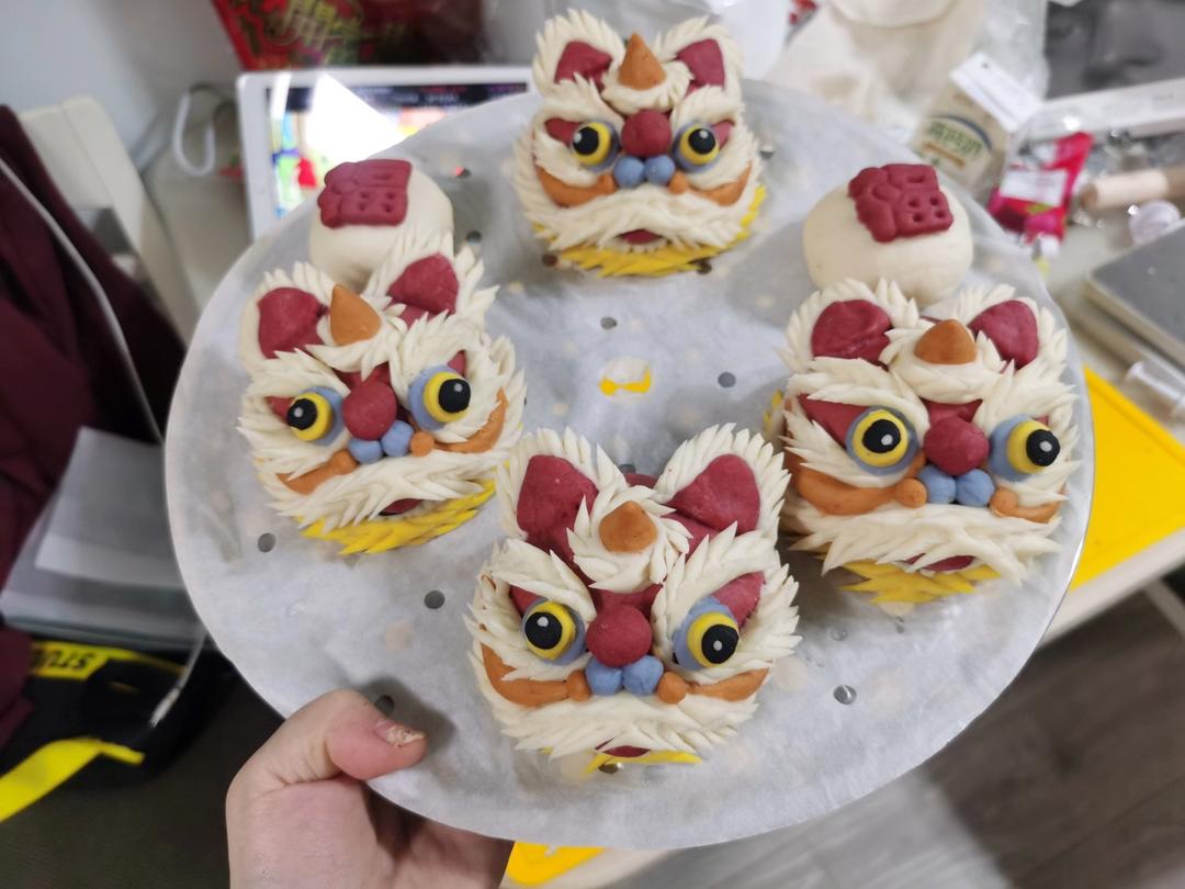 🧨潮·国粹｜萌·醒狮馒头