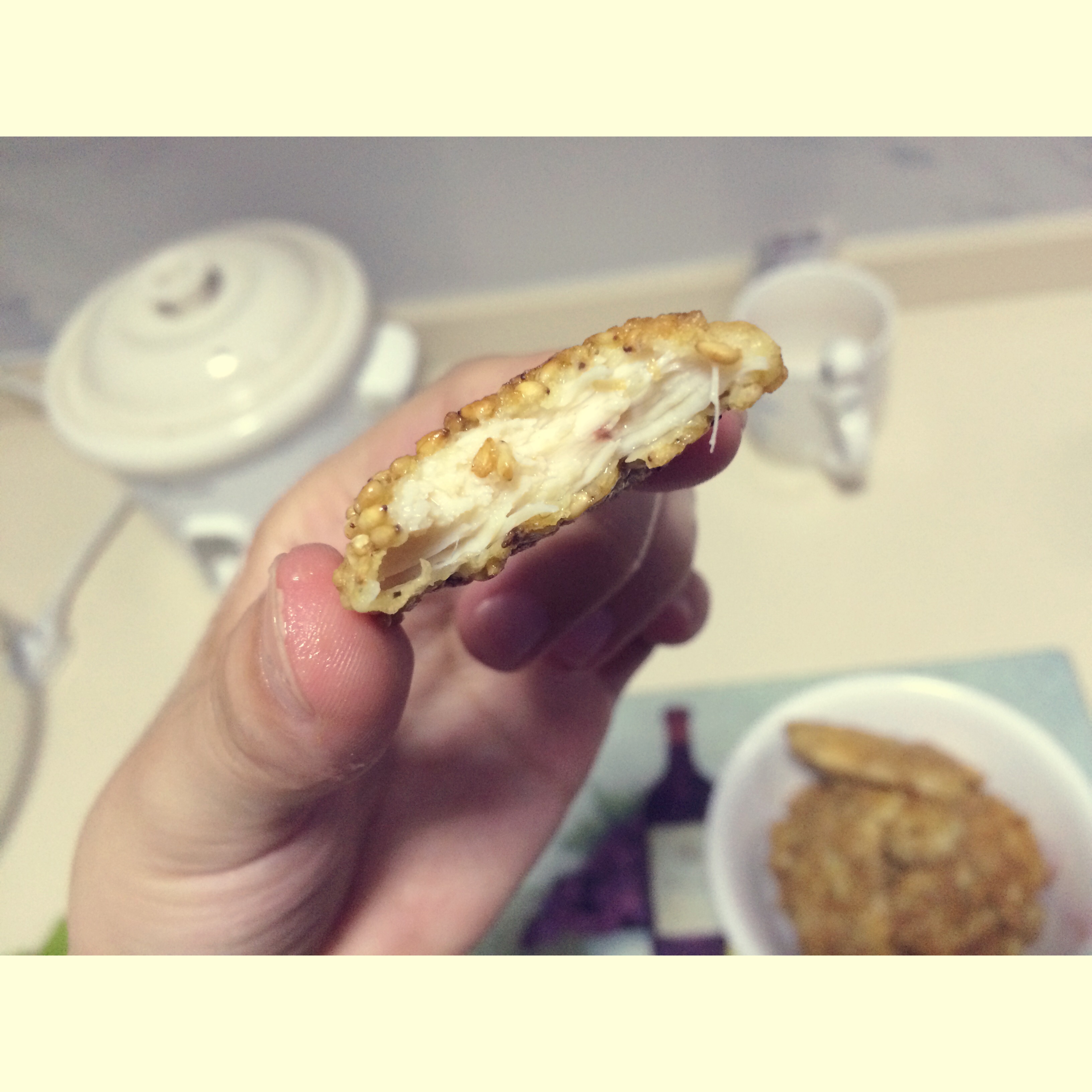 芝麻煎鸡胸