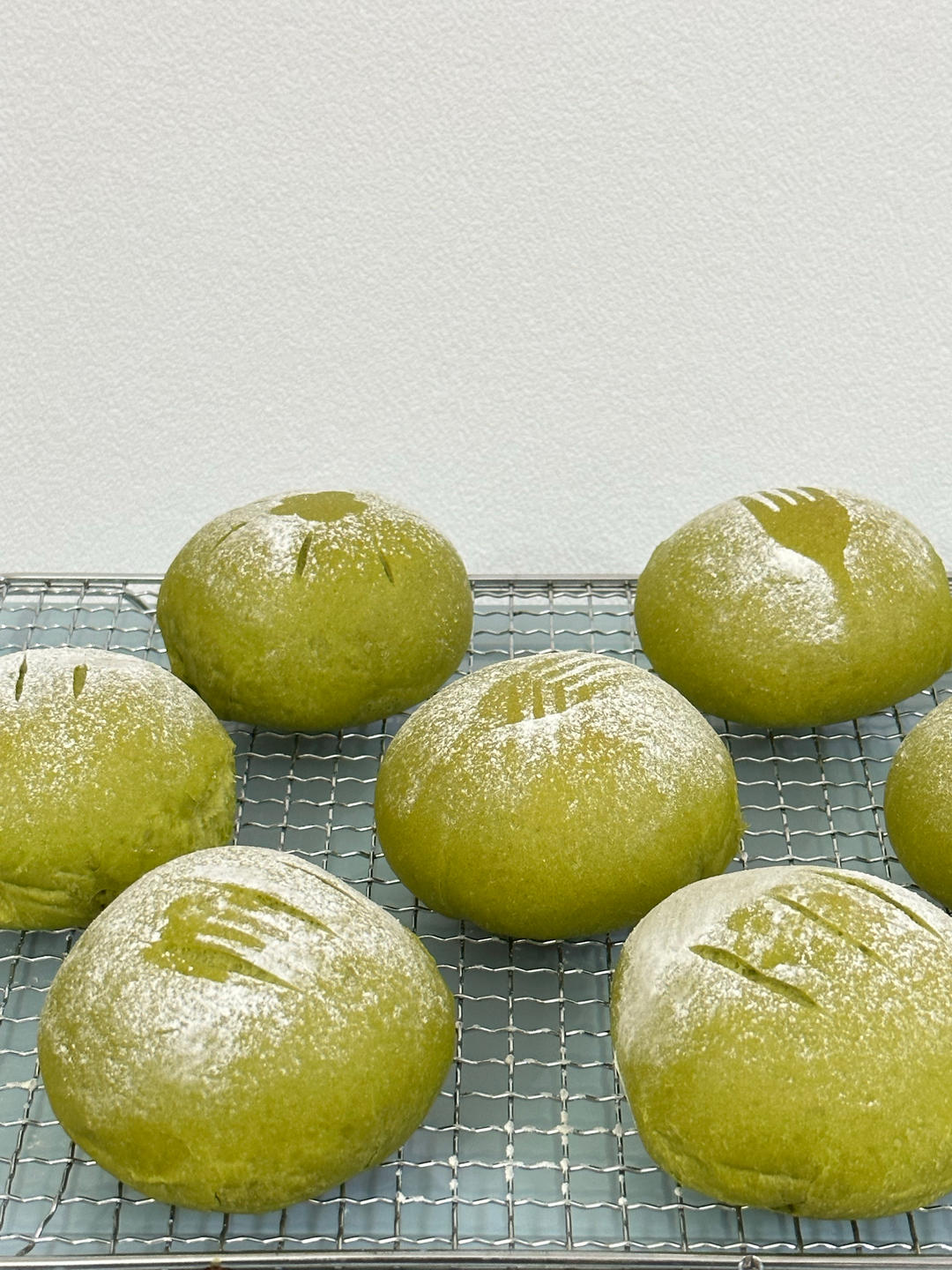 抹茶红豆软面包