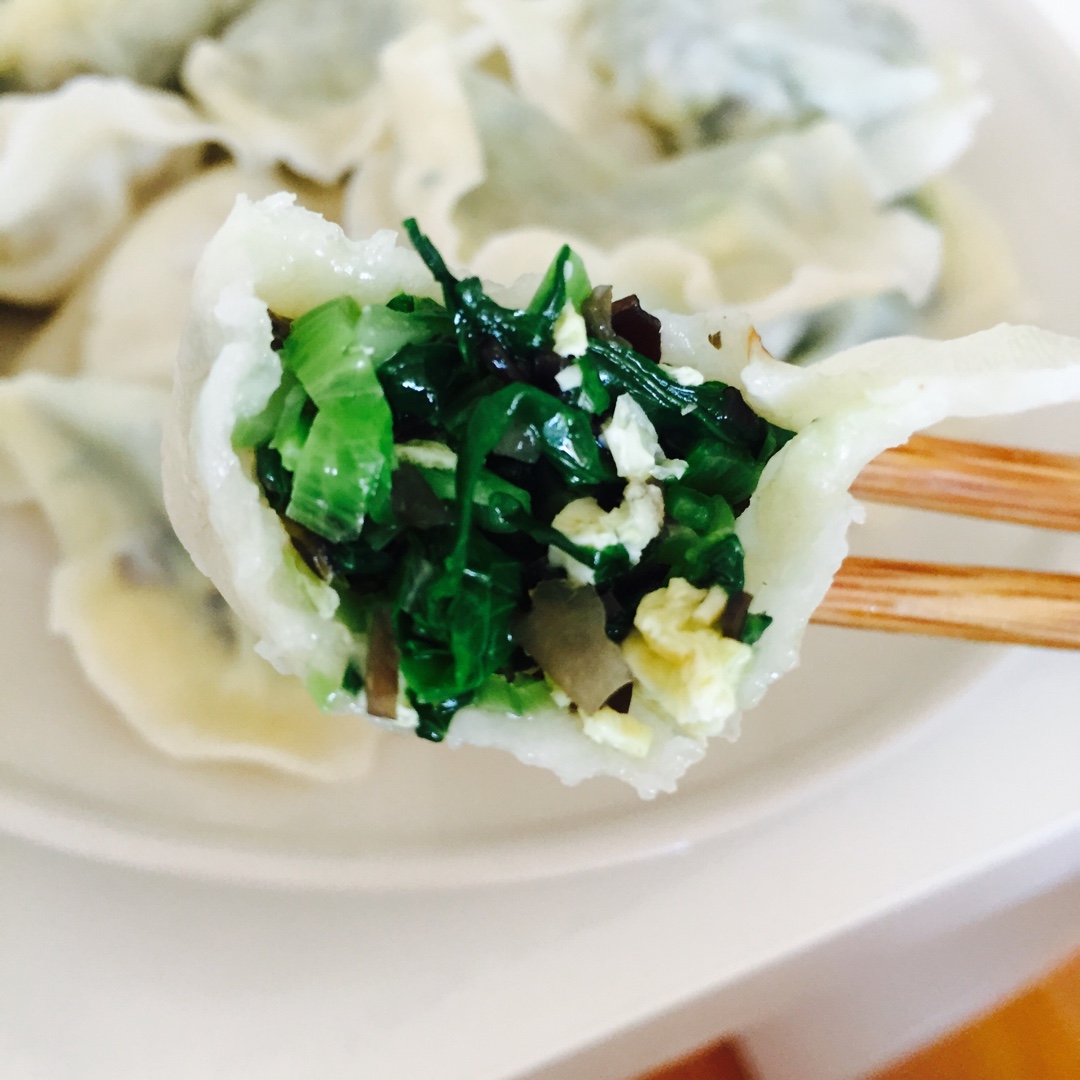 什锦素饺子