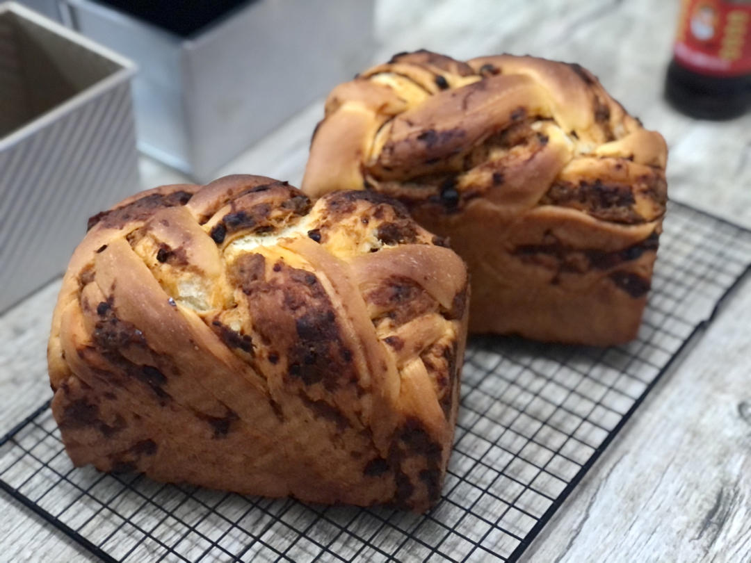 老干妈肉松吐司🍞