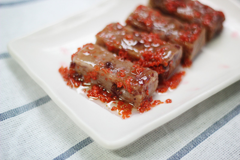 桂花红豆米糕