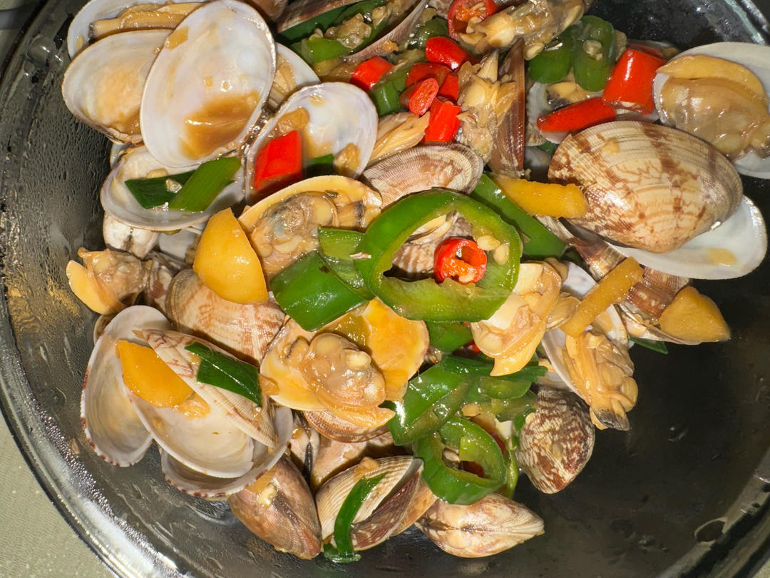 5分钟快手菜❗️秒杀路边摊爆炒花甲～好吃到爆