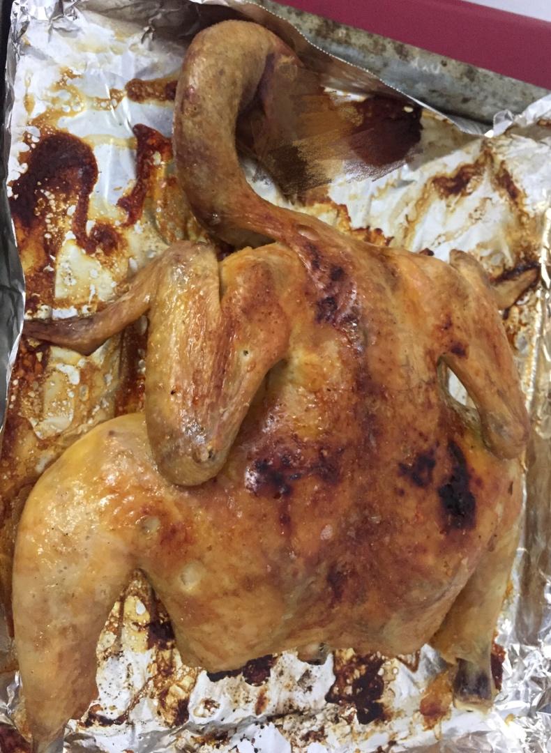 田螺姑娘超级简单不用腌制脆皮烤鸡