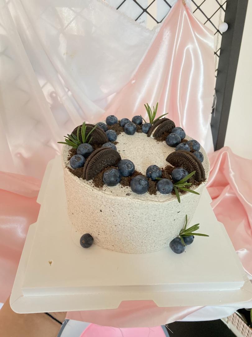 ins风蛋糕鲜花蛋糕