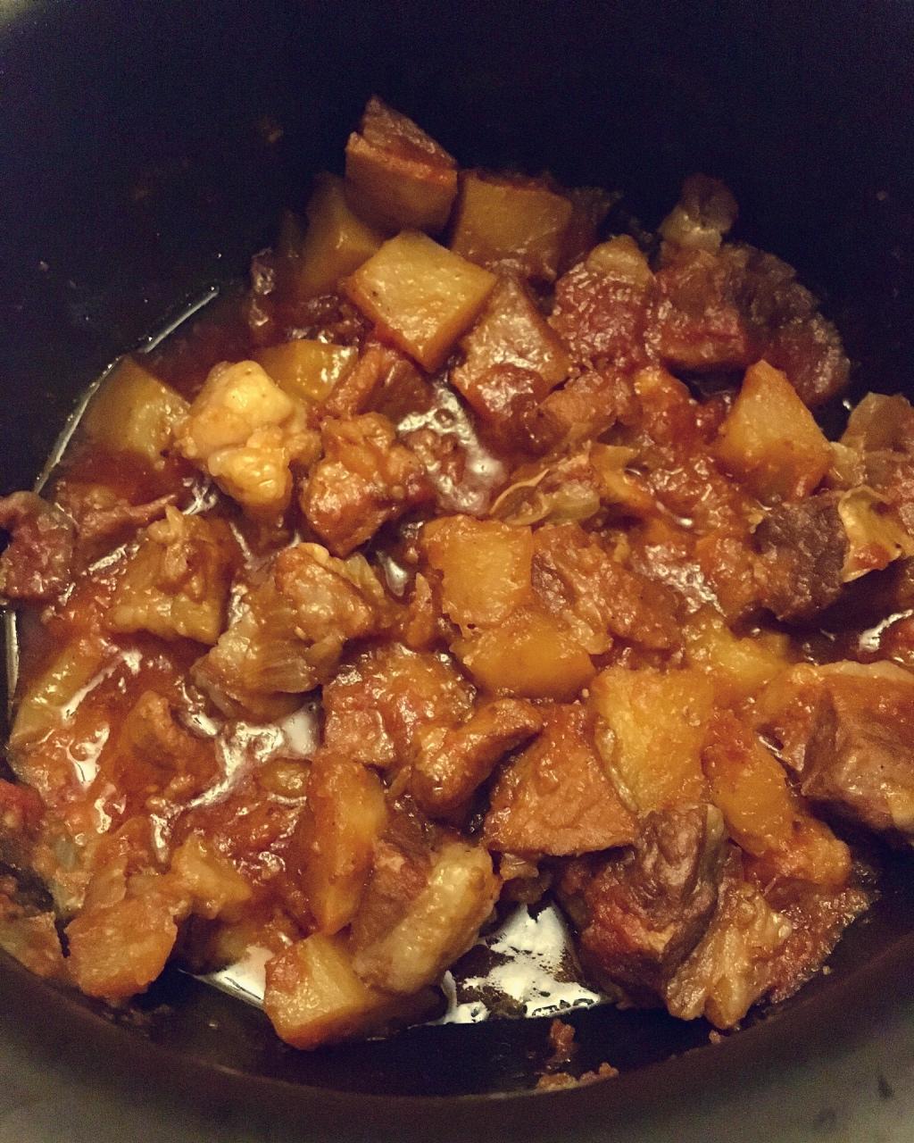 番茄土豆炖牛腩