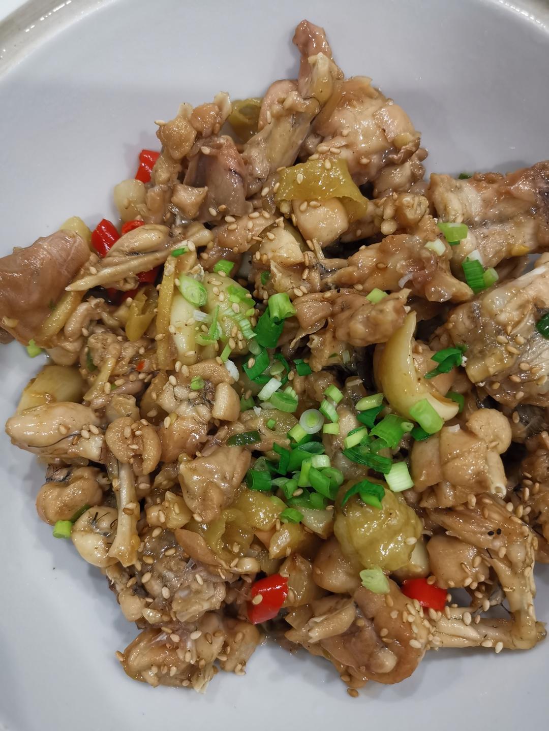 家庭版干锅牛蛙