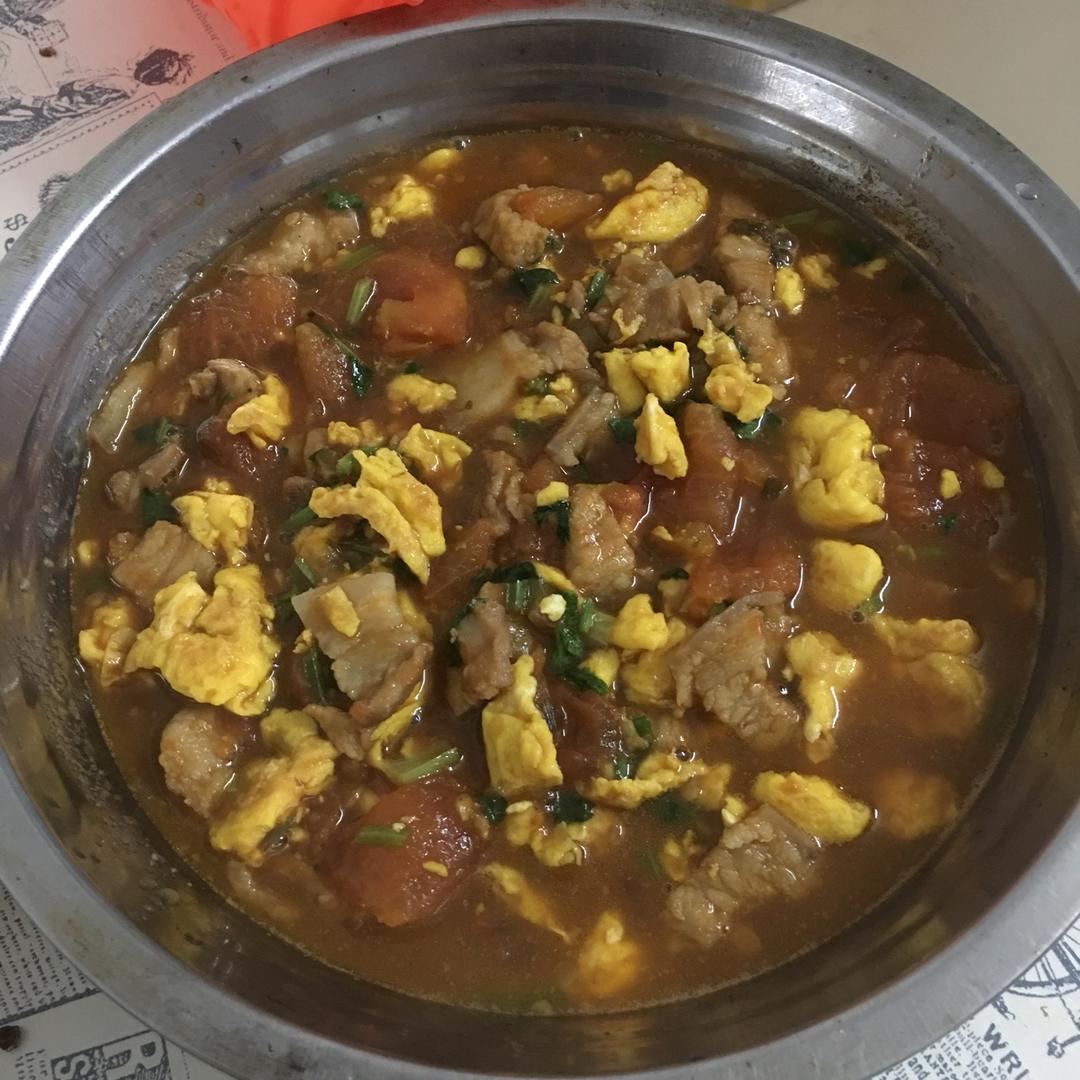 (外婆真传)西红柿打卤面