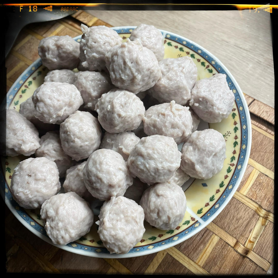 潮汕猪肉丸（只要抓住重点，谁都可以自做丸子啦~）