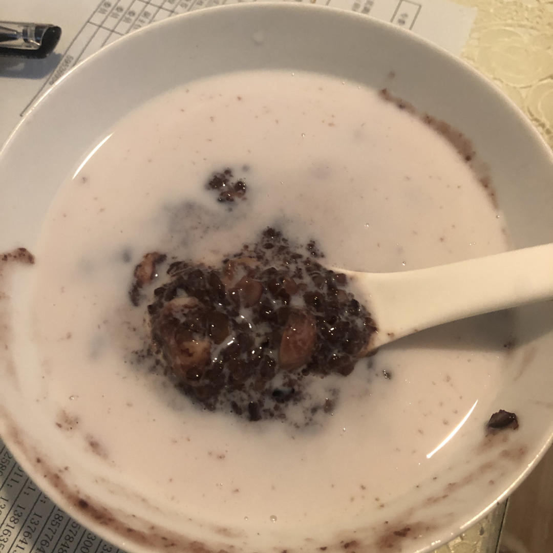 椰汁黑糯米