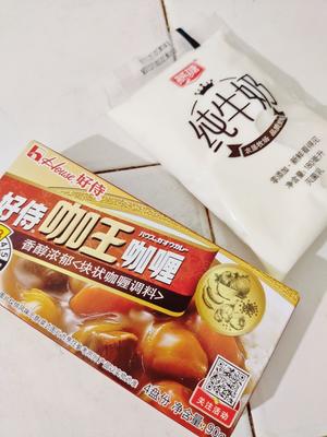 超简单日式咖喱鸡饭的做法 步骤2