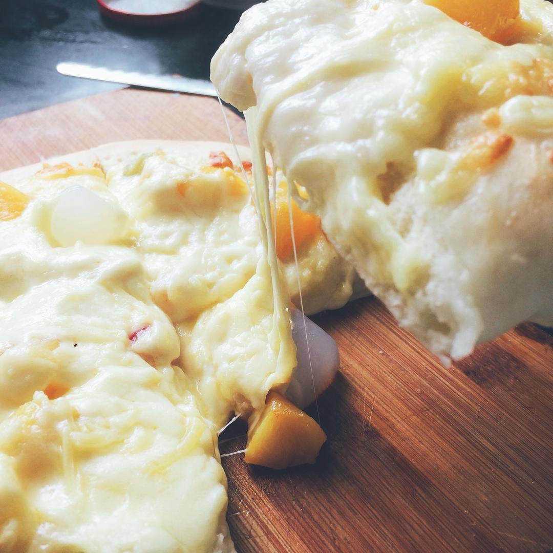 自制厚底披萨面饼