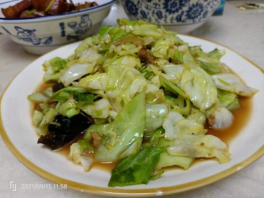 清炒包菜