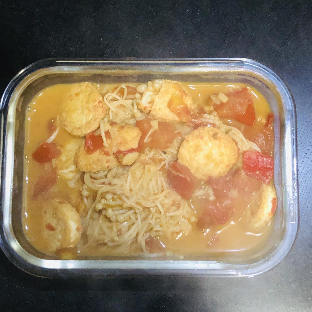 茄汁金针菇日本豆腐