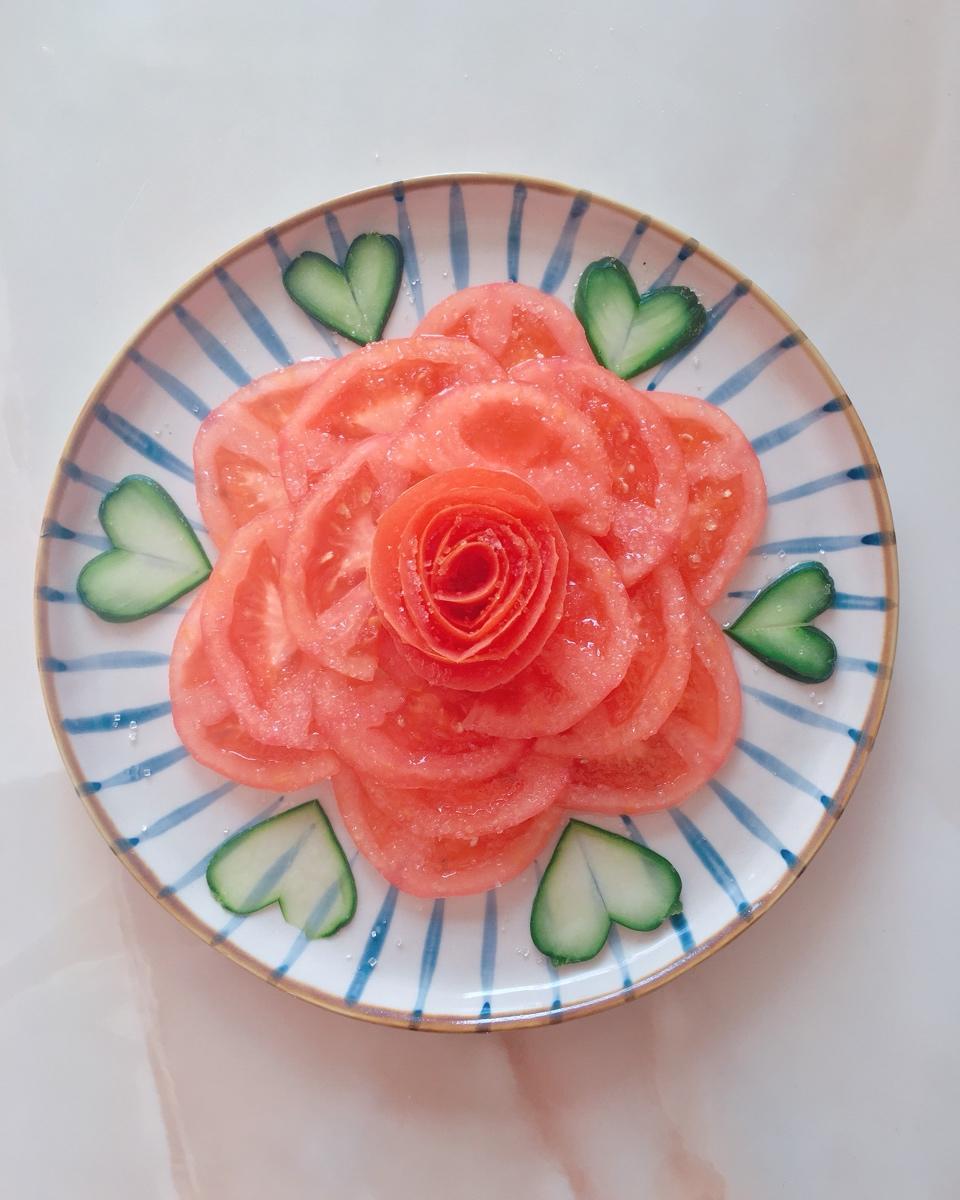 花开富贵-糖拌西红柿