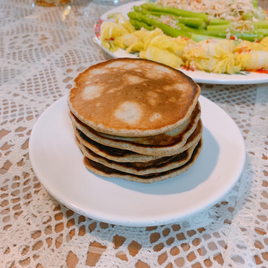 香蕉全麦松饼「好好吃饭健康瘦」