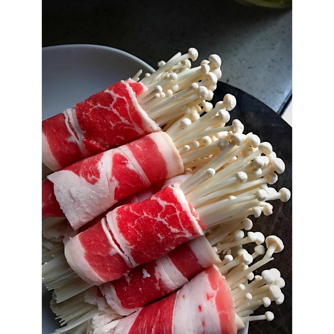 肥牛金针菇卷